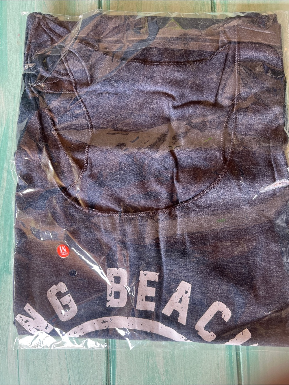 Women’s Dark Heather Gray Tank Top - Beach Logo